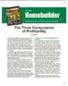 The Three Components of Profitability