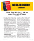 CFO: The Missing Link on your Executive Team