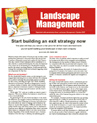Start building an exit strategy now